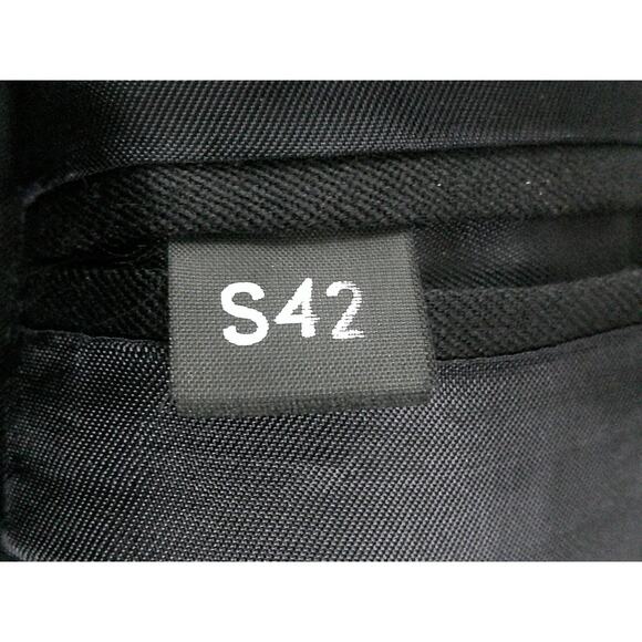 Andre Villard Mens Size S42 Black Wool Notch Vent less Double Breasted Blazer - Picture 7 of 8